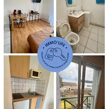 Studio Tout Equipe Avec Parking Prive Appartement